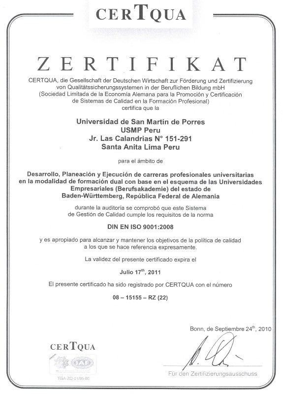 certificado