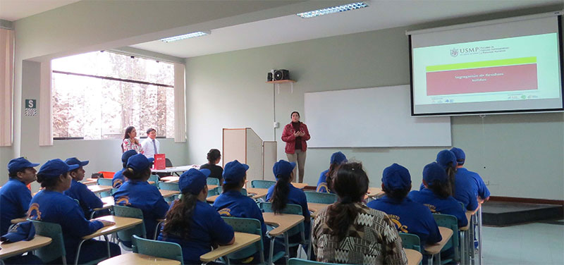 8-USMP Presenta Nuevo Programa de Seleccion y Residuos Solidos